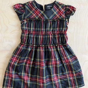 Crewcuts Girls Tartan Plaid Dress | Size 4, Girls